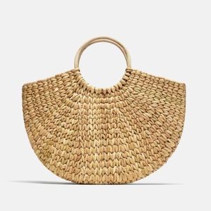 Zara Hand Woven Tote Bag